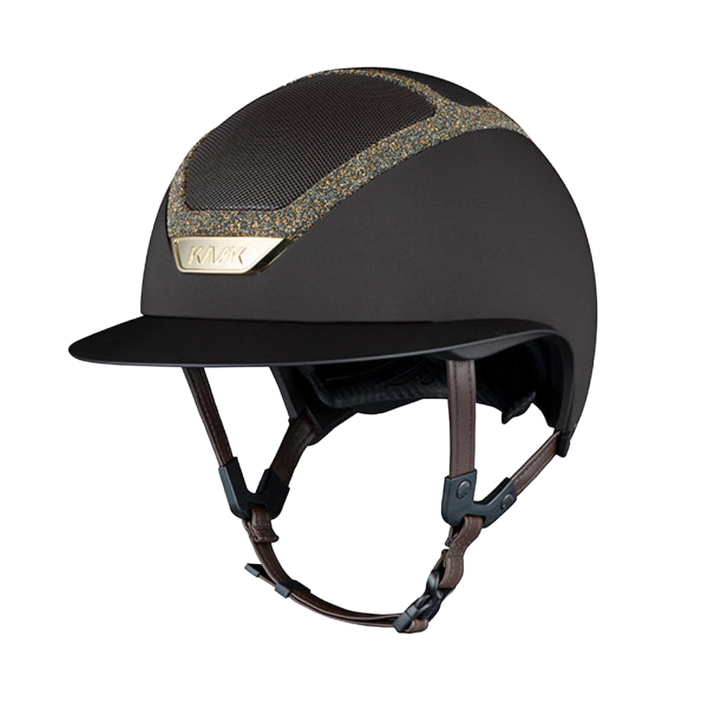 Swarovski Frame Star Lady Chrome Riding Helmet by KASK