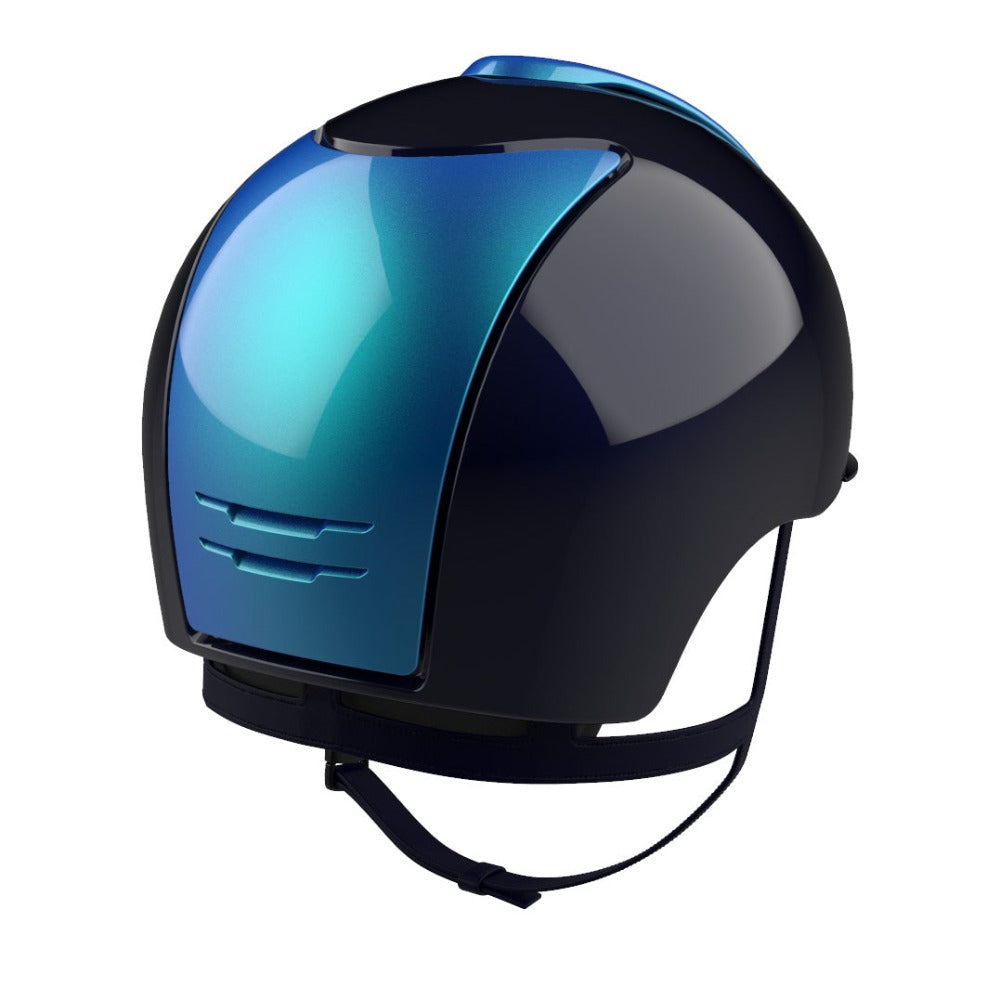 Riding Helmet Cromo 2.0 XC Polish Blue & Kingfisher by KEP