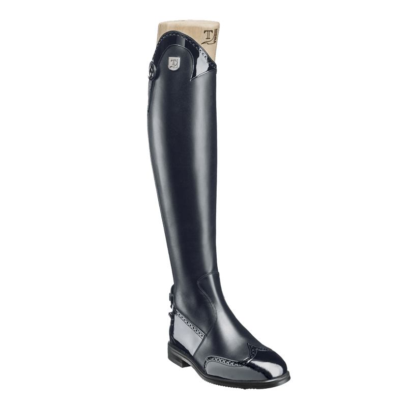 Tucci Boots Marilyn with Punched Patent Detail (Instant Dispatch)